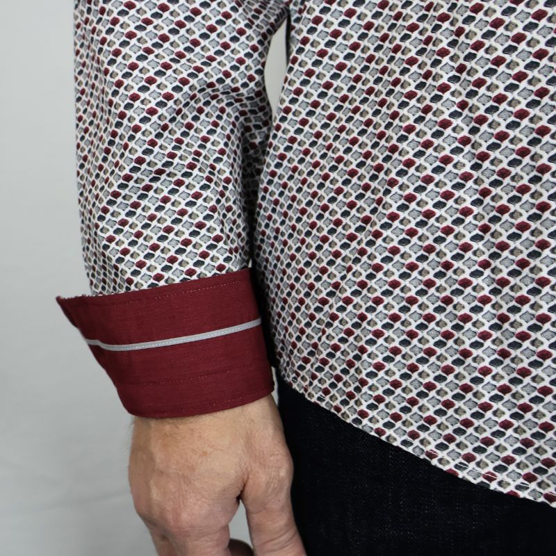 DOT BURGANDY