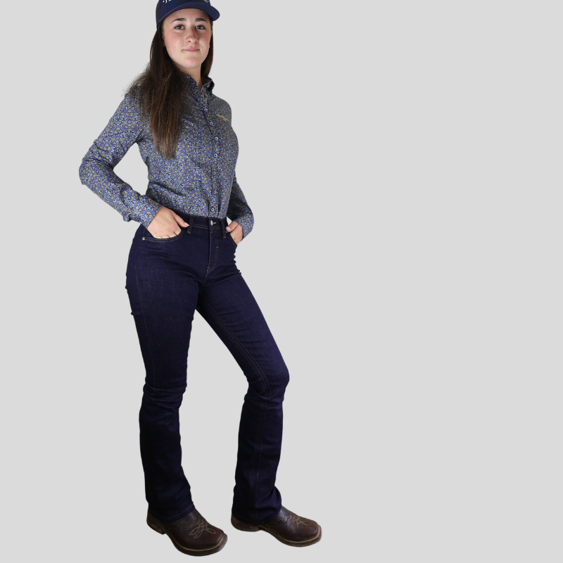 EBONY bootcut RINSE FEMME