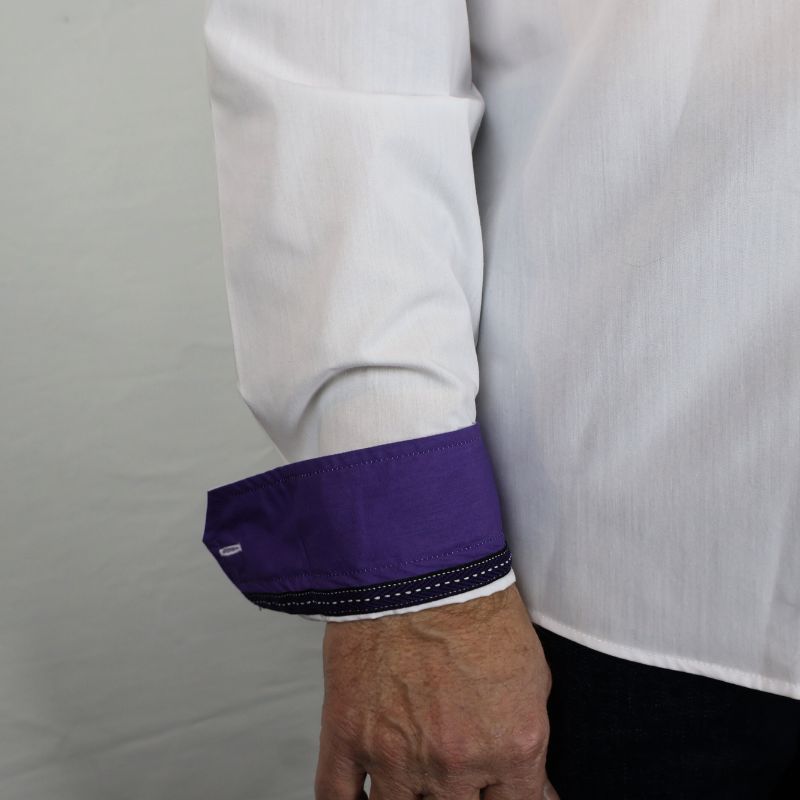 PURPLE WHITE
