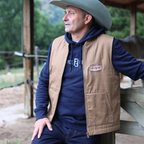 WORKER GILET CAMEL